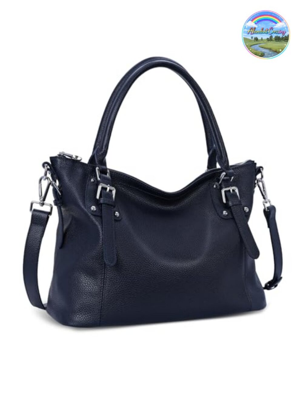 Leather Tote Handbag Shoulder Bag Crossbody Top Handle Purse